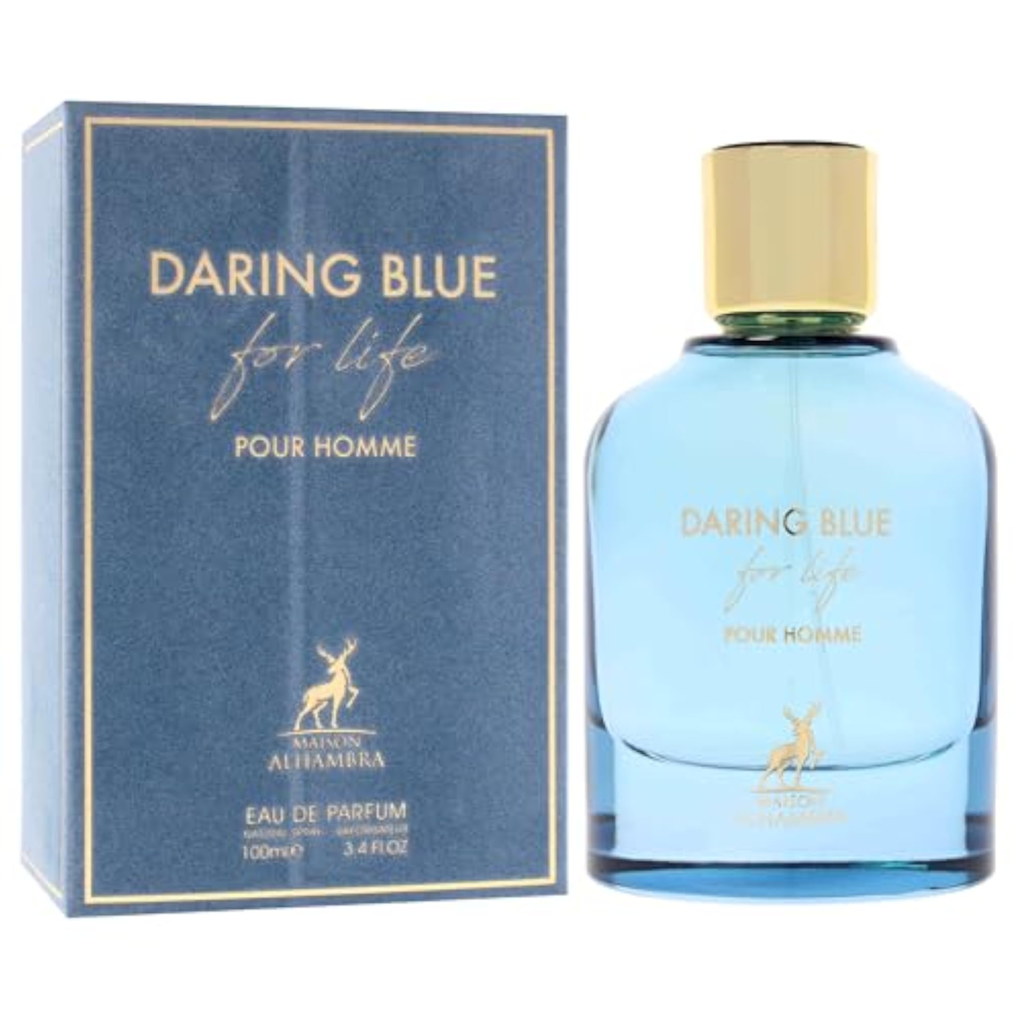 Daring Blue For Life Men Long Lasting Eau De Parfum, 100ml